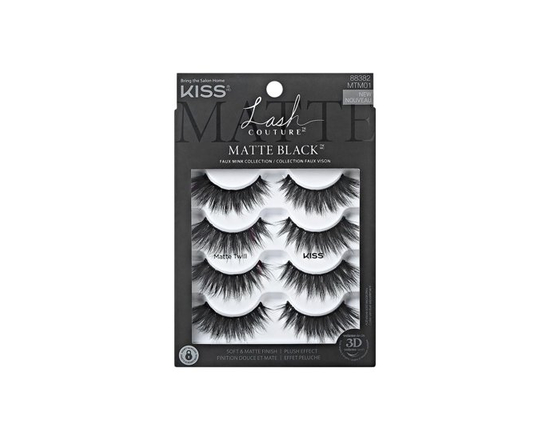 KISS Lash Couture Collection Similivison - Matte Twill - 4 Paires - 4 Paires