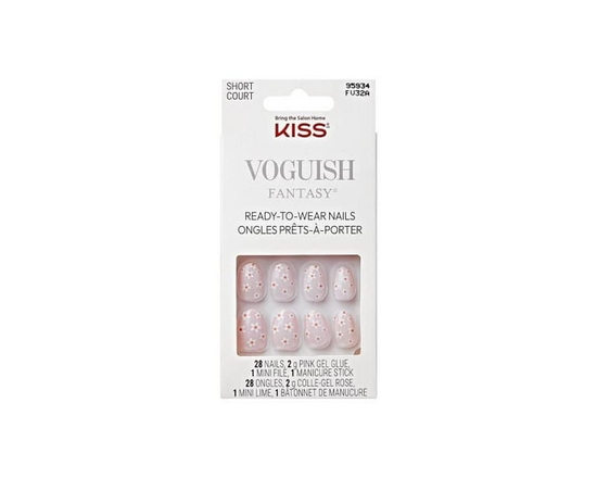 KISS Voguish Fantasy - Fake Nails - Luminary - Oval - Short - Short