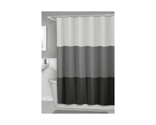 Hometrends Decorative Fabric Shower Curtain - 70 in x 72 in (Multi)