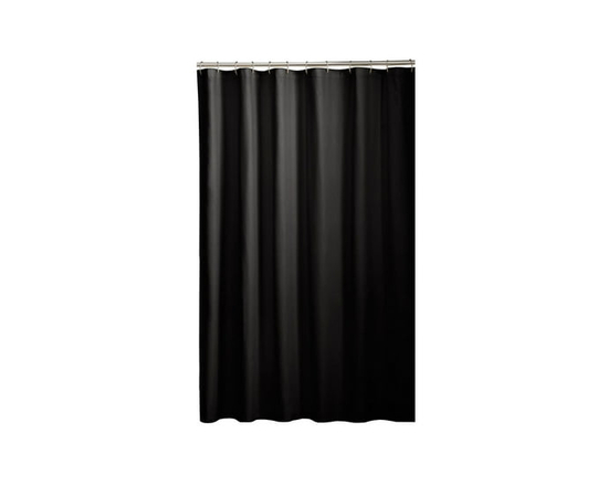 Doublure de rideau de douche en tissu de Mainstays - 178 cm x 183 cm (Noir)