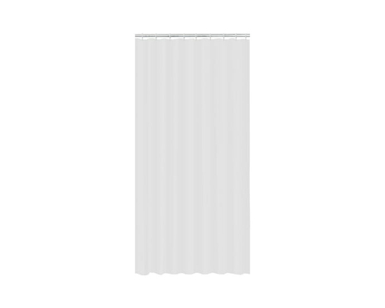 Mainstays Fabric Shower Liner, 70" x 71" - 54 in x 78 in (White)