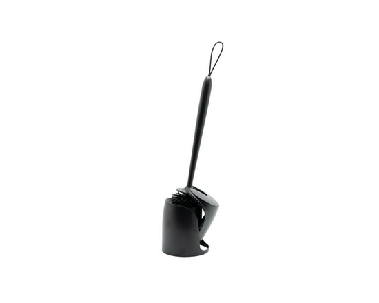 Mainstays Self-Closing Toilet Brush Holder with Cleaning Brush, Assorted Colors - 17.5in H