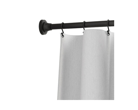 Mainstays Adjustable Tension Shower Curtain Rod with Decorative Finials - 72"