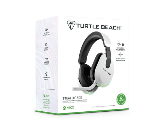 Turtle Beach® Stealth™ 600 – White for Xbox Series X S, Xbox One, PC, PS5™, PS4™, & other Bluetooth® Equipped Mobile Devices