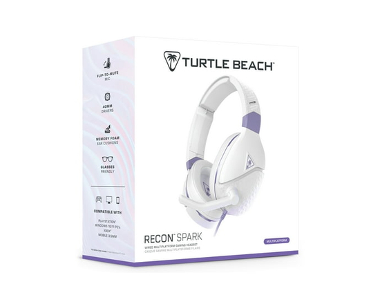 Turtle Beach® Recon Spark Gaming Headset Xbox One & Xbox Series X S   PS4™ Pro, PS4™ & PS5™   PC Gaming   Mobile - Recon Spark