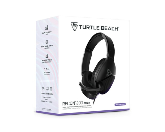 Turtle Beach® Recon 200 Amplified Gaming Headset for Xbox and PlayStation®