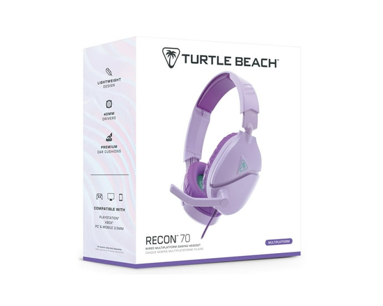 Turtle Beach® Recon 70 Lavender Gaming Headset
