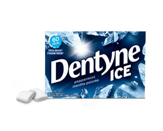 Dentyne Ice, Peppermint Sugar-free Gum Pack, 12 Pieces