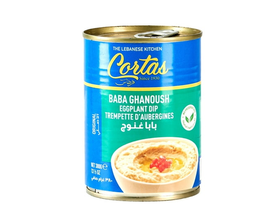 Cortas Trempette d’aubergine – Baba Ghanoush 380g Can - 380 g