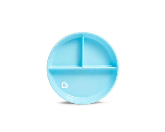 Assiette Stay Put avec ventouse Munchkin,  la couleur peut varier