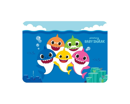 Baby Shark "Sharky Family' Placemat - 13" x 18"