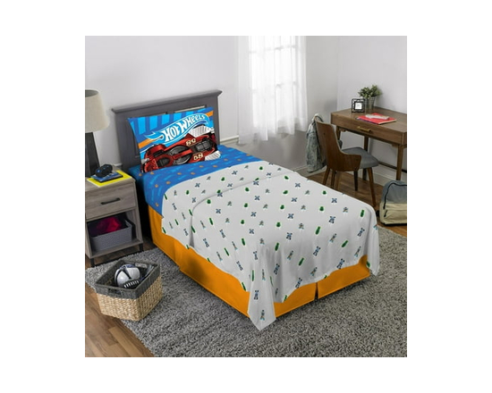 Hot Wheels "Fast Pace" Children's twin sheet set (3 pcs)