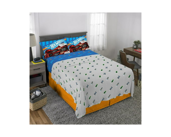 Hot Wheels "Fast Pace" Children's full sheet set 4pc