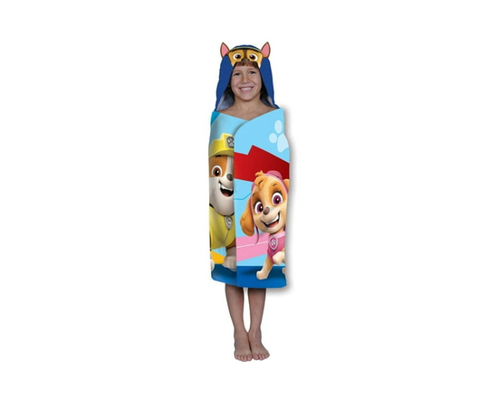 Paw Patrol "Rescue Repeats" Hooded Towel Wrap - 24 x 48