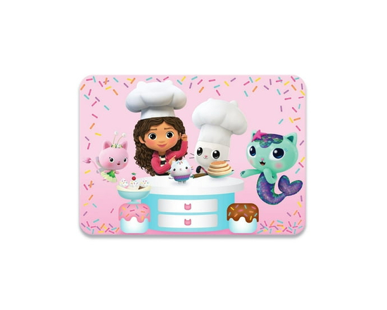 Gabbys Dollhouse "Let's Bake" Placemat - 17 in x 12 in