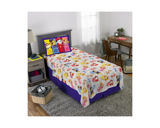 Ensemble de draps pour lit Simple Paw Patrol