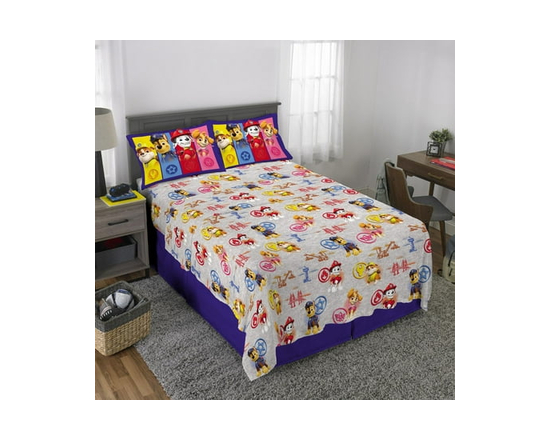 Ensemble de draps Paw Patrol pour lit grandeur