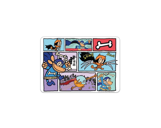 Dog Man "Dog Gone Wild" placemat - 17 in x 12 in