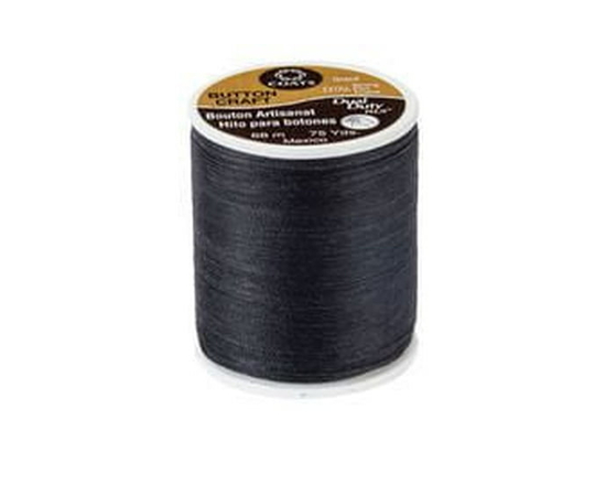 Coats & Clark Dual Duty Extra Strong Button & Craft Thread (Black)