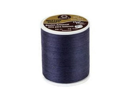Coats & Clark Dual Duty Extra Strong Button & Craft Thread (Navy)