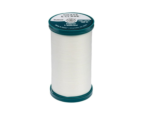 Coats & Clark Outdoor Thread 200Yds (White)