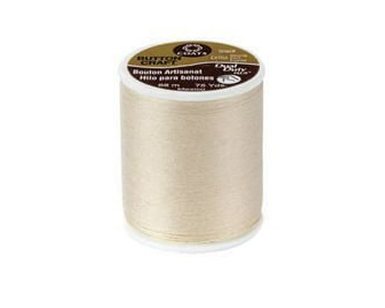 Coats & Clark Dual Duty Extra Strong Button & Craft Thread (Cream)