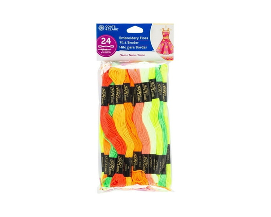 Coats & Clark™ J&P Coats Value Pack Fil à Broder Multicolore, Coton Mercerisé, 8,75 Mètres - comme Décrit