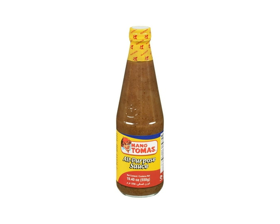 Mang Tomas All Purpose Sauce 550g per Bottle, Dipping Sauce - 19.40 oz