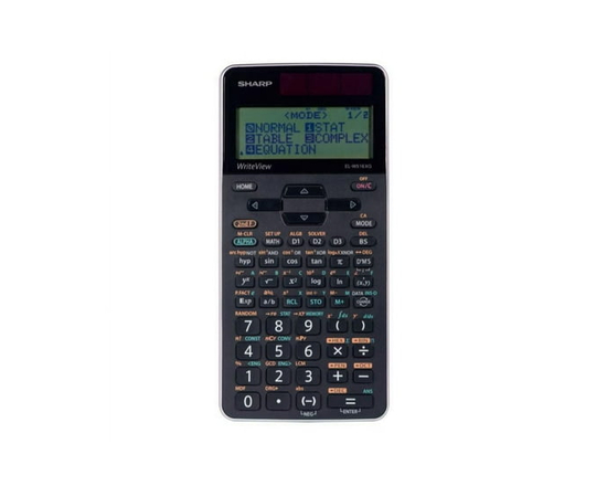 Calculatrice scientifique Sharp ELW516XGSL WriteView pour le secondaire, cégep et université, 640 fonctions, écran WriteView 16 chiffres 4 lignes, 7 m