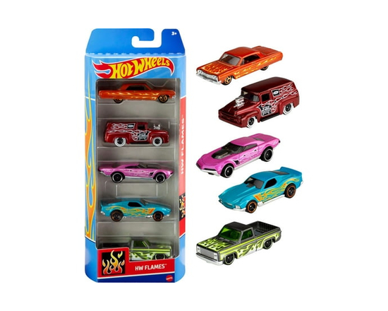 Hot Wheels Ensemble de 5 Voitures Assorties - 1,50 X 10,55 X 4,30