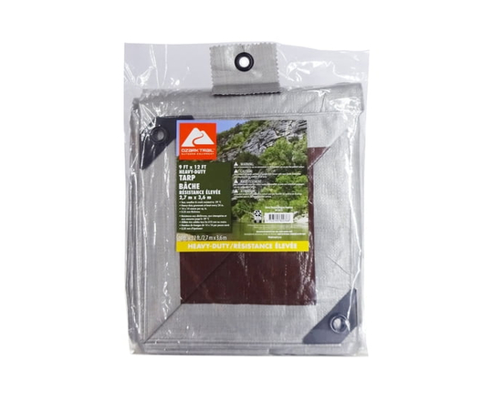 Bâche robuste Ozark Trail, 9 pi x 12 pi, matériau PE - 9 Pi x 12 Pi
