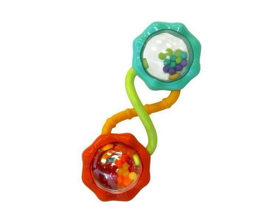 Bright Starts Rattle & Shake Barbell Toy - One-Size