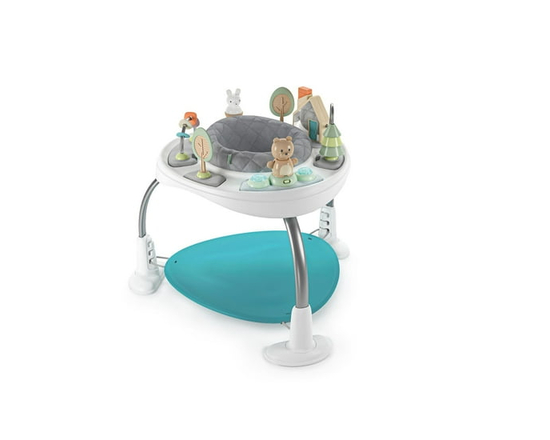 Ingenuity Spring & Sprout 2-in-1 Activity Jumper & Table - First Forest