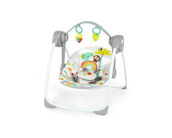 Bright Starts Playful Paradise Portable Swing - Compact