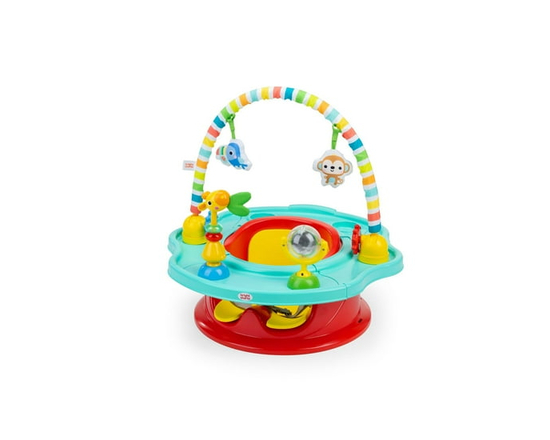Bright Starts SuperSeat Playful Paradise 3-in-1 Seat, age group 6 Months to 3 Years old or up to 33 lbs