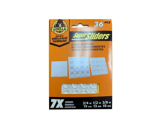 Super Sliders avec Gorilla Glue tampons pare-chocs pack valeur 36pc - 36