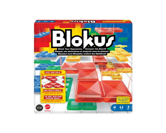 Blokus Strategy Family Board Game for Kids & Adults with Colorblind Accessible Pieces & One Rule