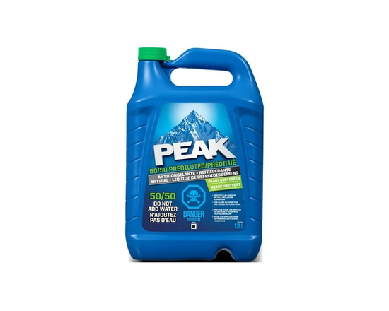 PEAK Green Antifreeze 50/50 Mix, 3.78 Liters - 3.78 L