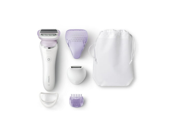 Philips SatinShave Prestige Women's Electric Shaver, Cordless Wet & Dry Use, 5 Accessories, BRL170