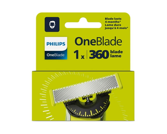 Philips OneBlade 360 flex Lame, 1 Unité - 1 Boîte