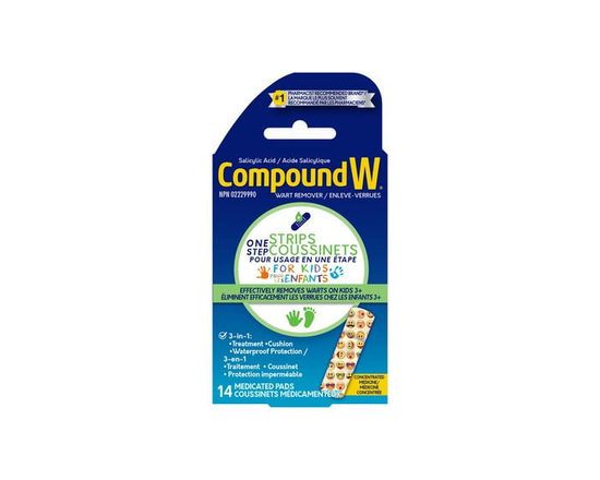 CompoundW Pour Enlever Les Verrues Puissance Maximum Coussinets Pour Enfants