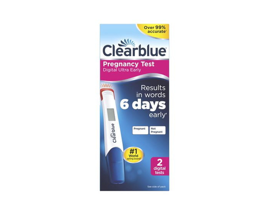 Clearblue Digital Ultra Early Pregnancy Test Kit, Early Detection at Home Pregnancy Test
