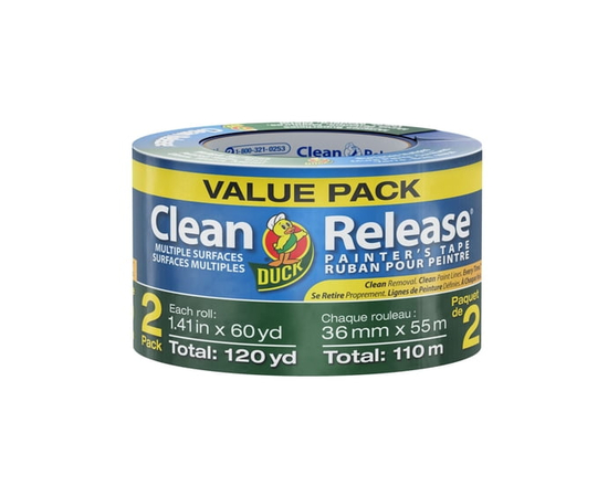 Clean Release® Painter's Tape - Blue, 2 pk, 1.41 in. x 60 yd. - 1.41 in. x 60 yd.