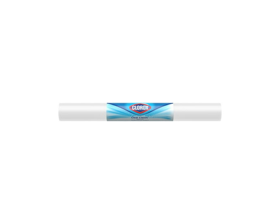 Clorox® Brand Clear Classic® Shelf Liner - Clear, 20 in. x 6 ft. - 20 in x 6 ft