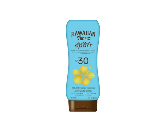 Hawaiian Tropic® Island Sport® Sweat Resistant Sunscreen Lotion, SPF 30