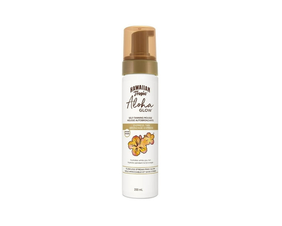 Hawaiian Tropic ®Aloha Glow™ Self-Tanning Mousse 1-Hr Express Tan