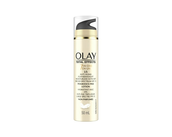 Olay Total Effects Fragrance-Free Featherweight Face Moisturizer with Sunscreen - 50ml