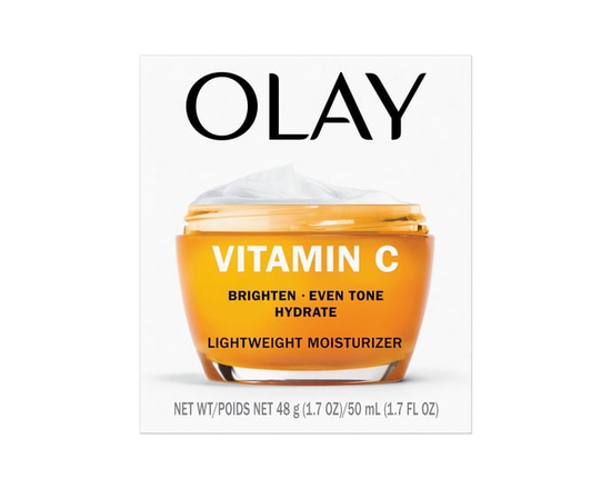 Crème Pour Le Visage Olay avec Vitamine C, Hydratant Pour Le Visage Illuminant, Hydratation, Unifie Le Teint, Réduction Des Taches Brunes et De L’Hype
