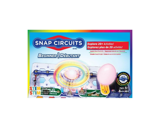 Snap Circuits® Science STEM Electronics Beginner Set (SCB20FR) 20 FUN Projects! - G756619010861