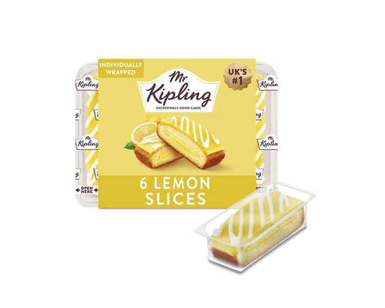 Mr. Kipling Lemon Sponge Cake Slices